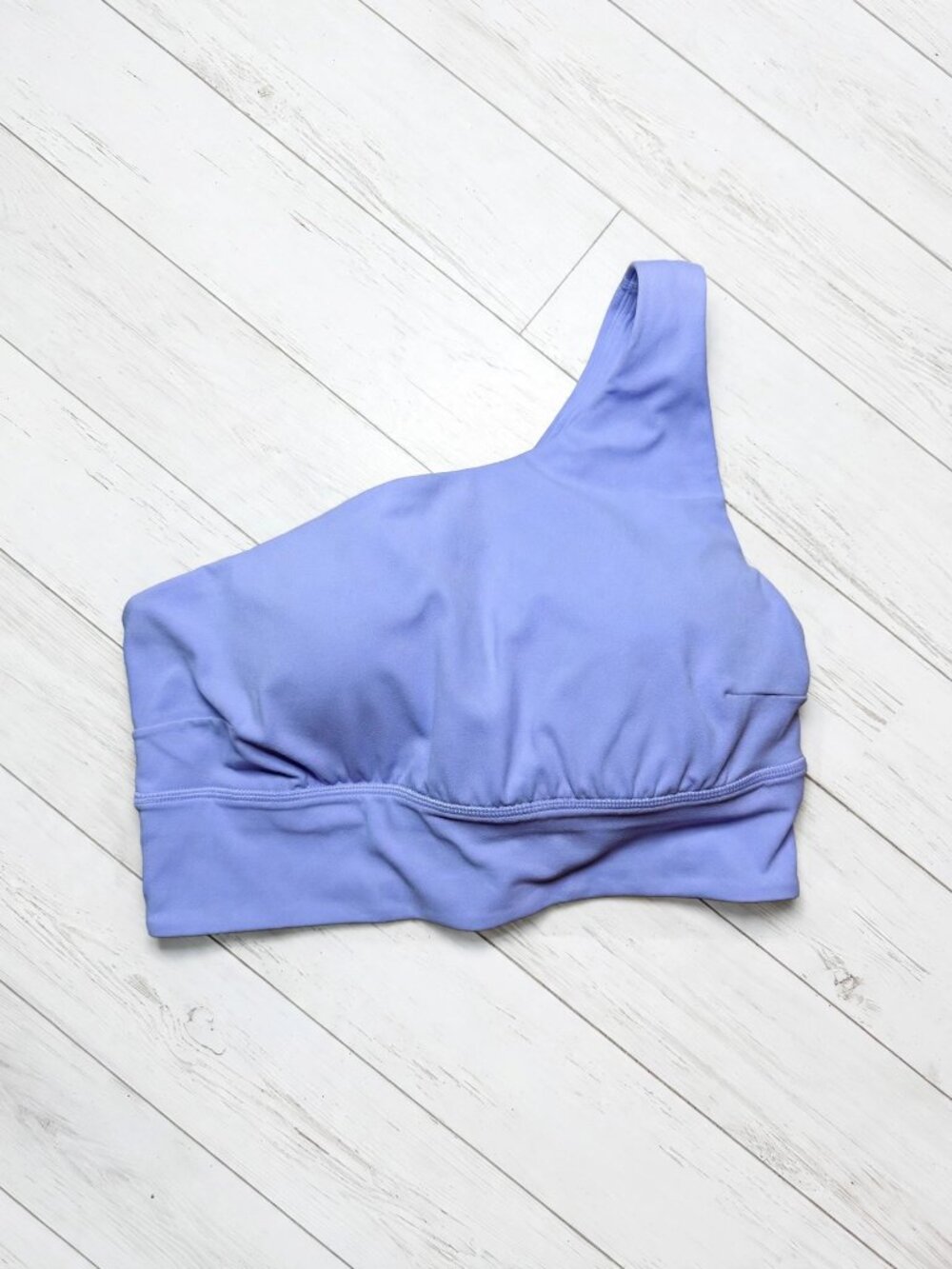 lululemon Align Asymmetrical Bra Lilac Ether Size 8